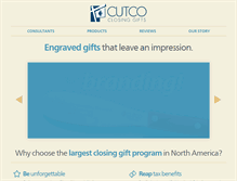 Tablet Screenshot of cutcoclosinggifts.com